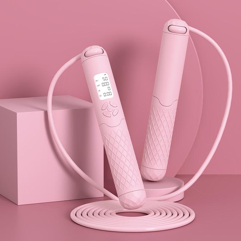 Smart Cordless Weighted Jump Rope with Counting for Kids & Adults