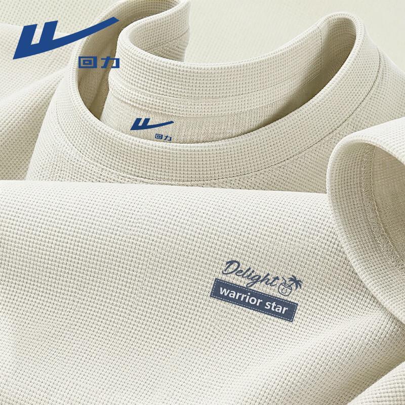 Warrior American Style Waffle Knit Short Sleeve T-Shirt