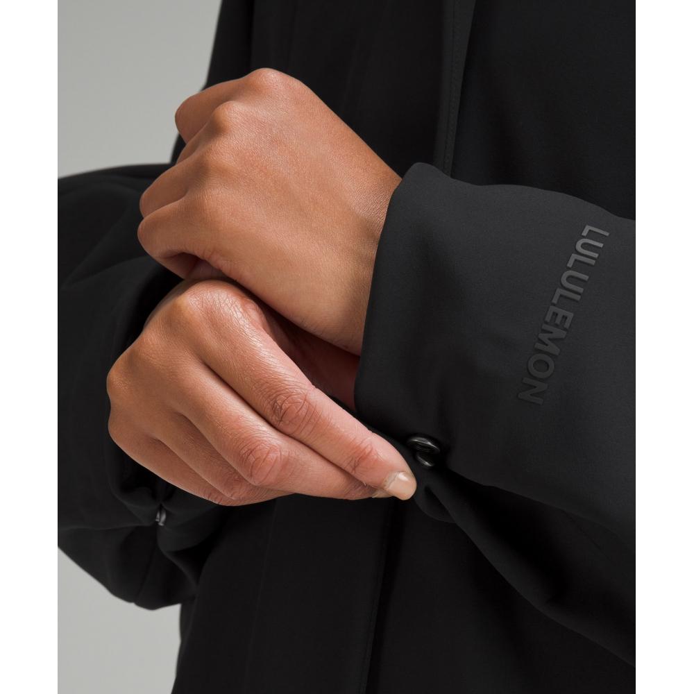 Lululemon Repelshell Cinch Back Rain Jacket Black
