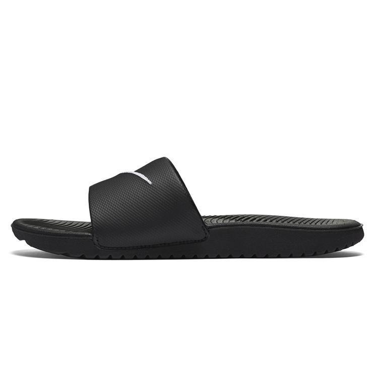 Nike Kawa Slide Black White GS 819352-001 28