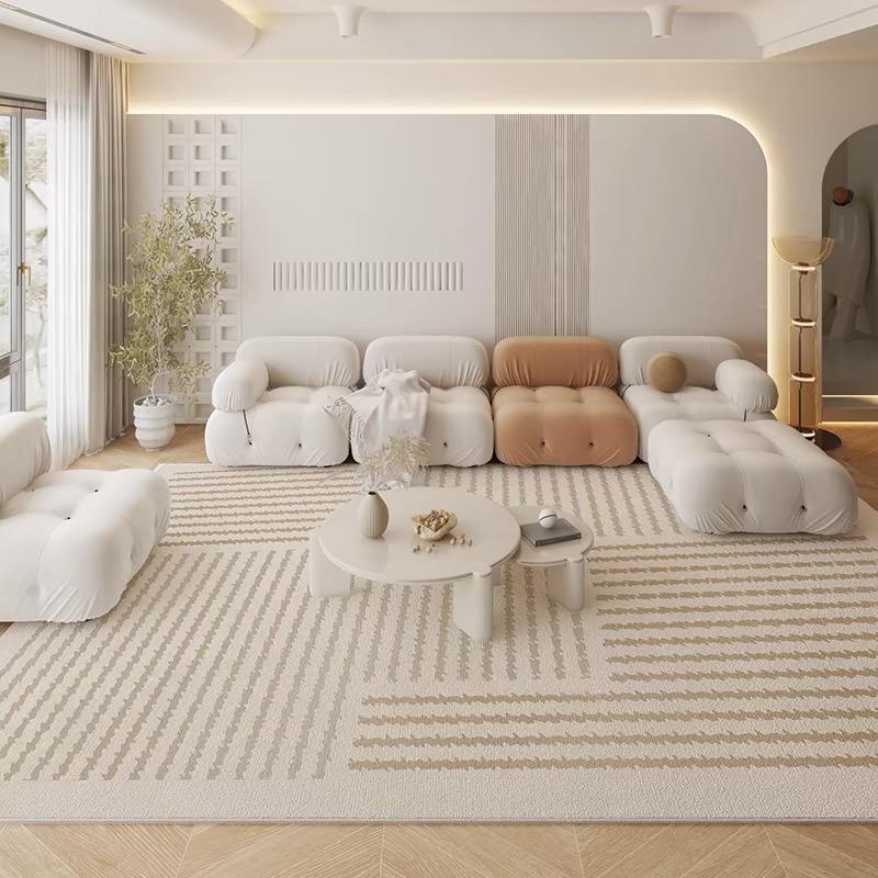 

Легкий роскошный домашний ковер для гостиной и спальни Cream Air покрыт нескользящим и устойчивым к грязи ворсом ковра 400mmx600mm