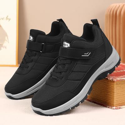 Schuhe Herren 2024 Herbst und Winter Sportschuhe Casual Mittelalterliche und Ältere Laufschuhe Herrenschuhe Klettverschluss Walking Schuhe