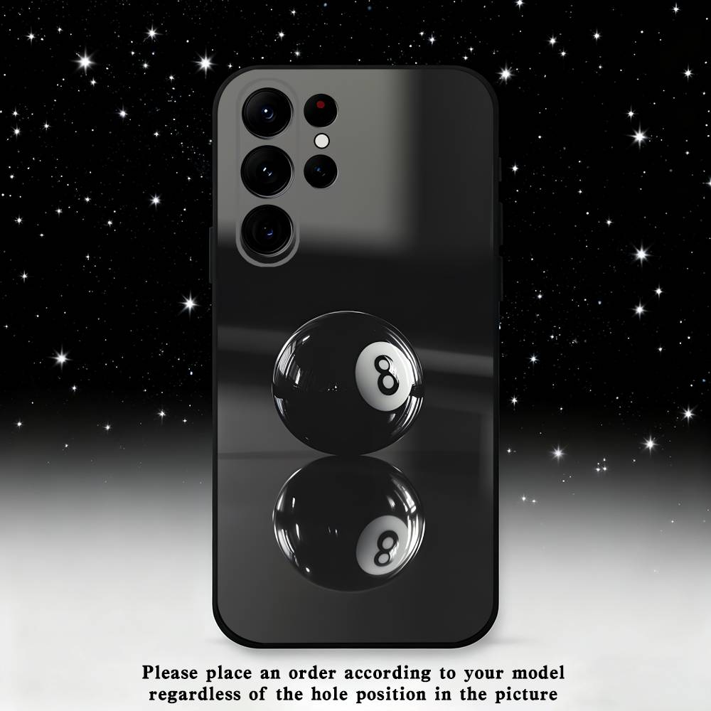 

billiards snooker sports Phone Case For Samsung S25,S24 Ultra,S20,S30 plus,S22 plus,S23,S30 Ultra 5G Silicone Black Shell Samsung S24ULTRA