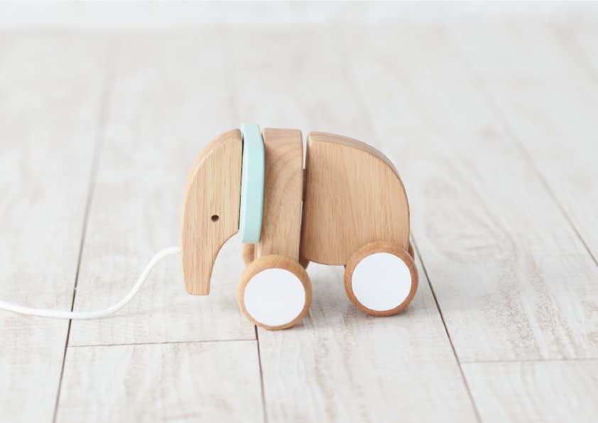 Nichigan Tocotoco Elephant Pull Toy Educational Toy