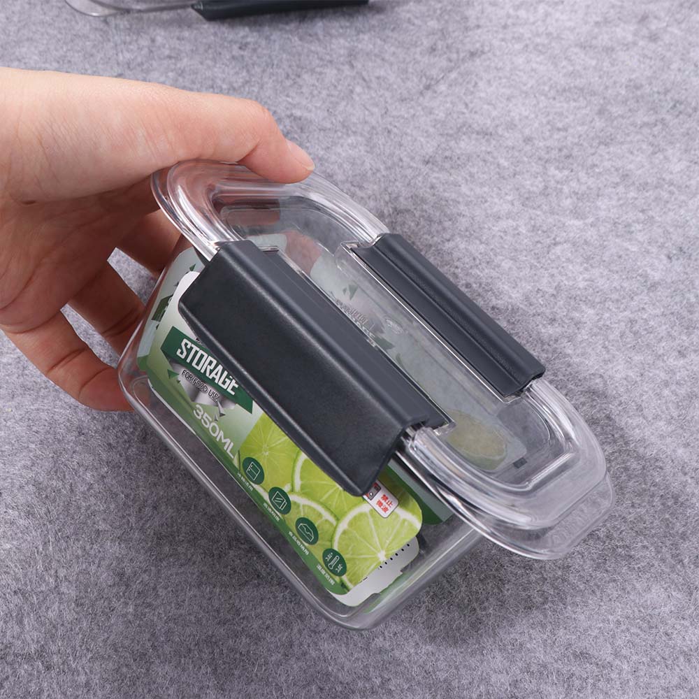 Leak-Proof Fresh-keeping Box Transparent Lunch Box Kitchen Food Container Crisper  Office