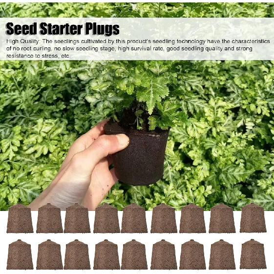 50 Pack Grow Sponges, Seed Pods Replacement Root Growth Sponges, Seed Starter Plugs Growth Plugs for Seed Starting, Hydroponic and Soil Applications