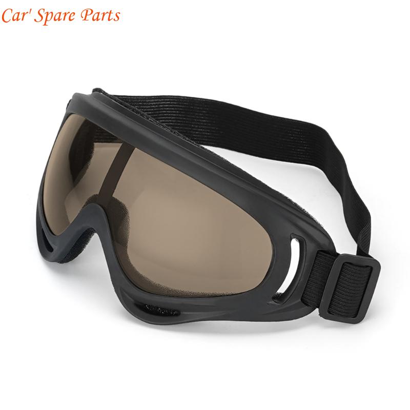 

Y4UA UV400 Safety Goggles Glasses For Skiing Cycling Motorcycle With Adjustable Strap