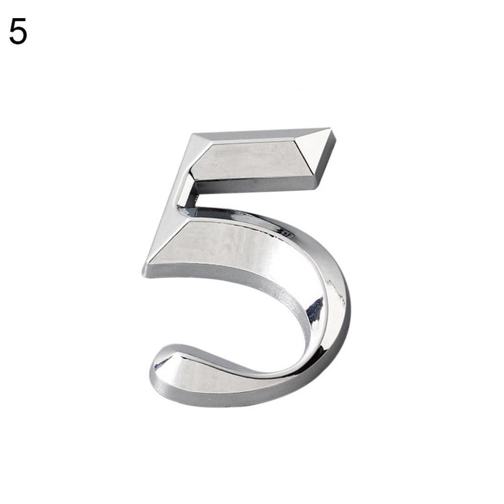 Plated House Door Plaque Address Number Digit Figure Plate Sign Office Address Hotel Home Decor