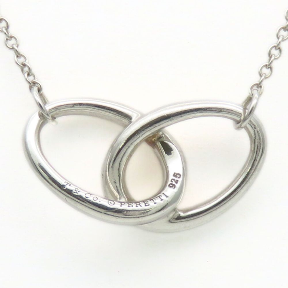 Used TIFFANY&Co. Necklace Double loop Silver925 2.9g Silver El Saperetti