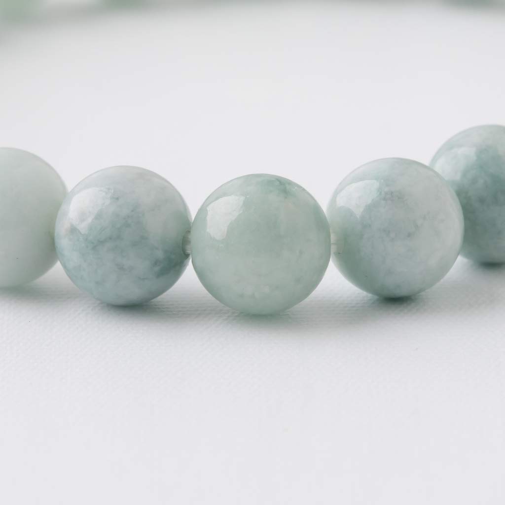 16cm Itoigawa Natural Jadeite Japanese National Jomon Power Stone Jadeite Workshop Special Paulownia Wood Quality Guarantee BR0246 (8mm beads, size)