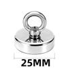 N52 D16-D48 Salvage Magnet Heavy Duty Search Magnets Strong Neodymium Magnet Deep Sea Fishing Magnets Mounting with Ring Eyebolt