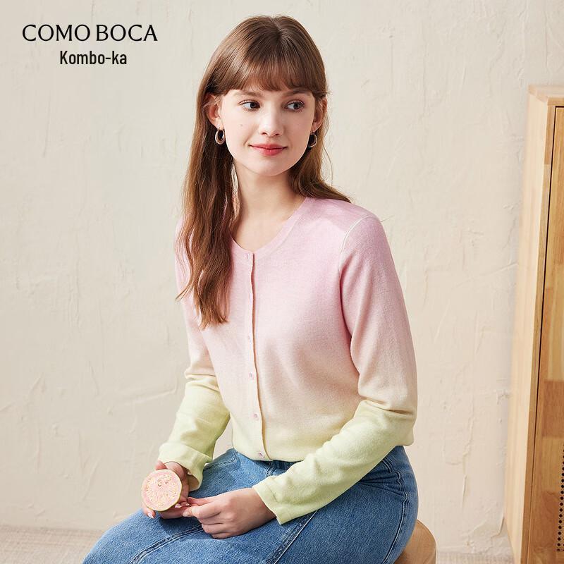 Women's Gradient Wool Cardigan