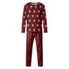 Family Casual Comfortable Long Sleeved Long Pants  3D Christmas Printed Parent-child Set