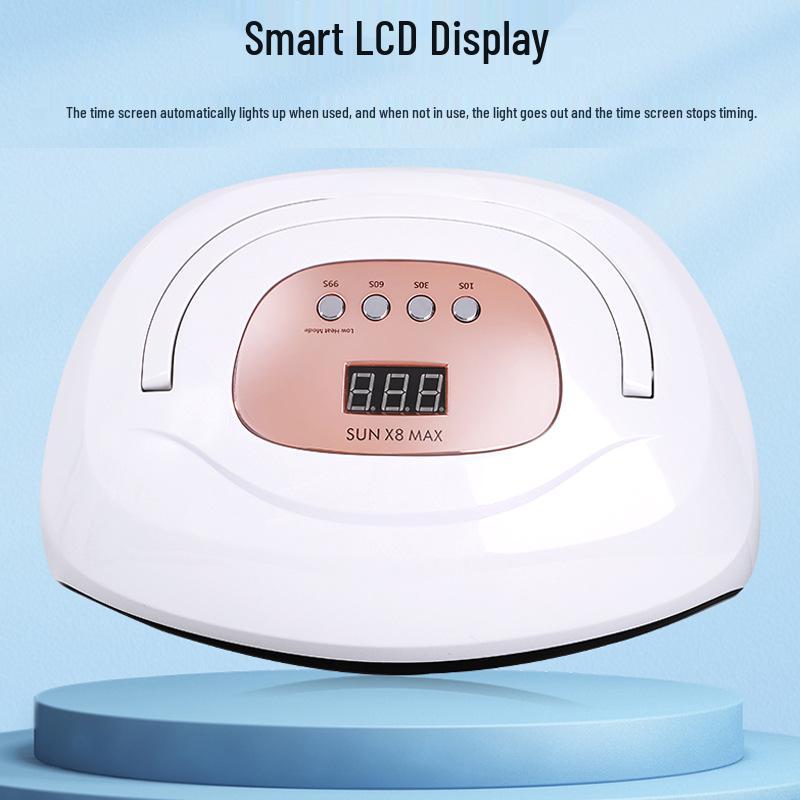 X8 Portable 150W UV Manicure Machine with Dual-Hands Quick-Drying Nail Lamp