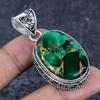 Natural Copper Tourmaline 925 Sterling Silver Jewelry Pendant 2.01" ETC-13868