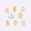 Teamer Stainless Steel Charms DIY Jewelry Making Question Mark At Dollar Sign Mini Charms Bracelet Necklace Handmade Accessories