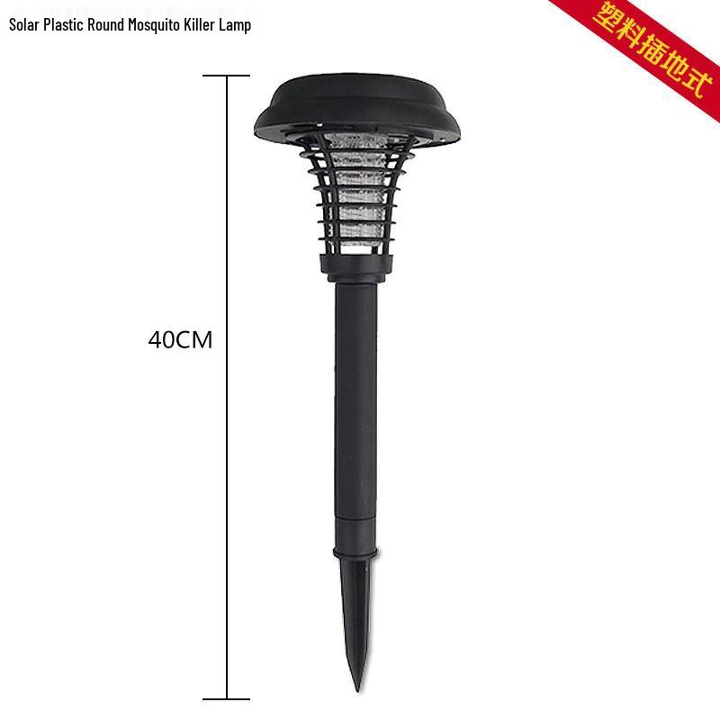 Stainless Steel Waterproof Solar Mosquito Killer & Repellent Lamp for Outdoor Use