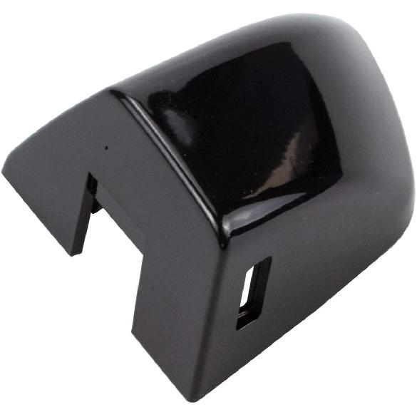 RLB-HILON Exterior Door Handle Lock Cylinder Cover Compatible with Porsche Cayenne 2011 to 2017 Year, Front Driver Side, 95853187900G2X, Black Color