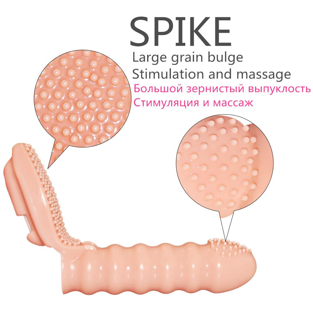 Intimate Products Vibration Flirting G Spot Finger Vibrator Clitoris Stimulator Brush Vibrating Finger Sleeve Sex Toys For Woman