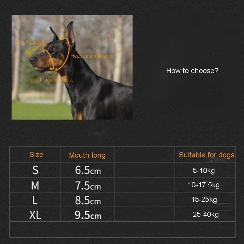 Maulkorb für Hunde, weiche Silikon-Mundmaske für kleine und mittelgroße Hunde, atmungsaktiv, verhindert Bellen, Beißen und Kauen, Maulkörbe, Hundebedarf