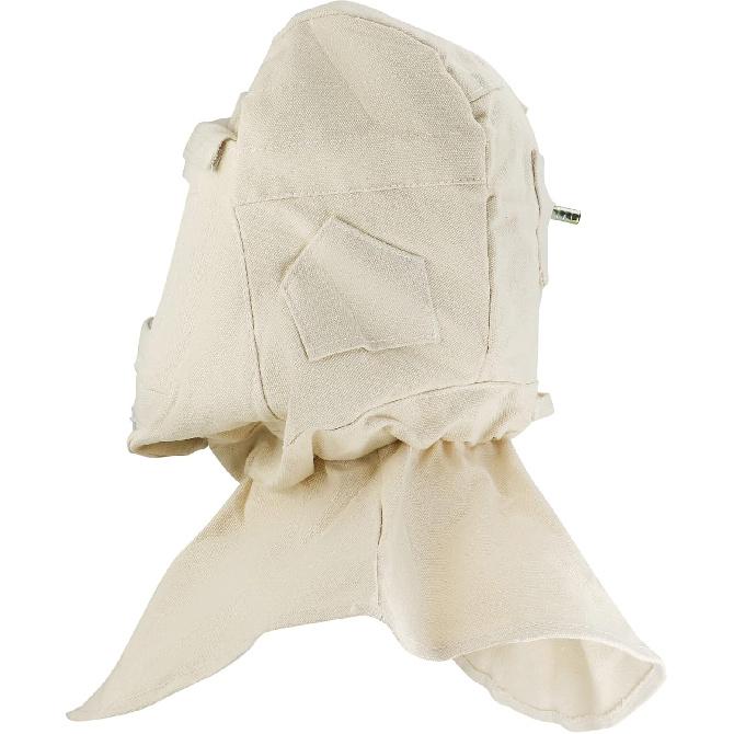 QWORK Sand Blasting Hood Cap, Shawl Sandblaster Protective Gear Mask, Anti Dust/Wind Sandblasting Tool Mask, Heat / Cut / Scratch Resistant Neck