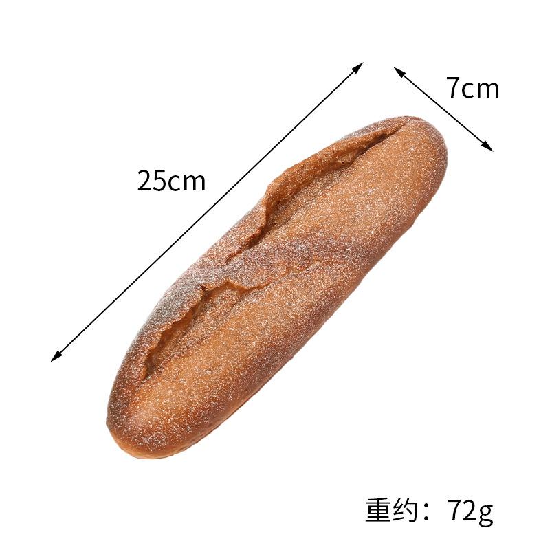 PU-Simulation Französisches Roggenbrotmodell Künstliches Brot Fake-Kuchen Bäckerei-Ausstellungsstücke Ornamente Foto-Requisiten Festival-Deko