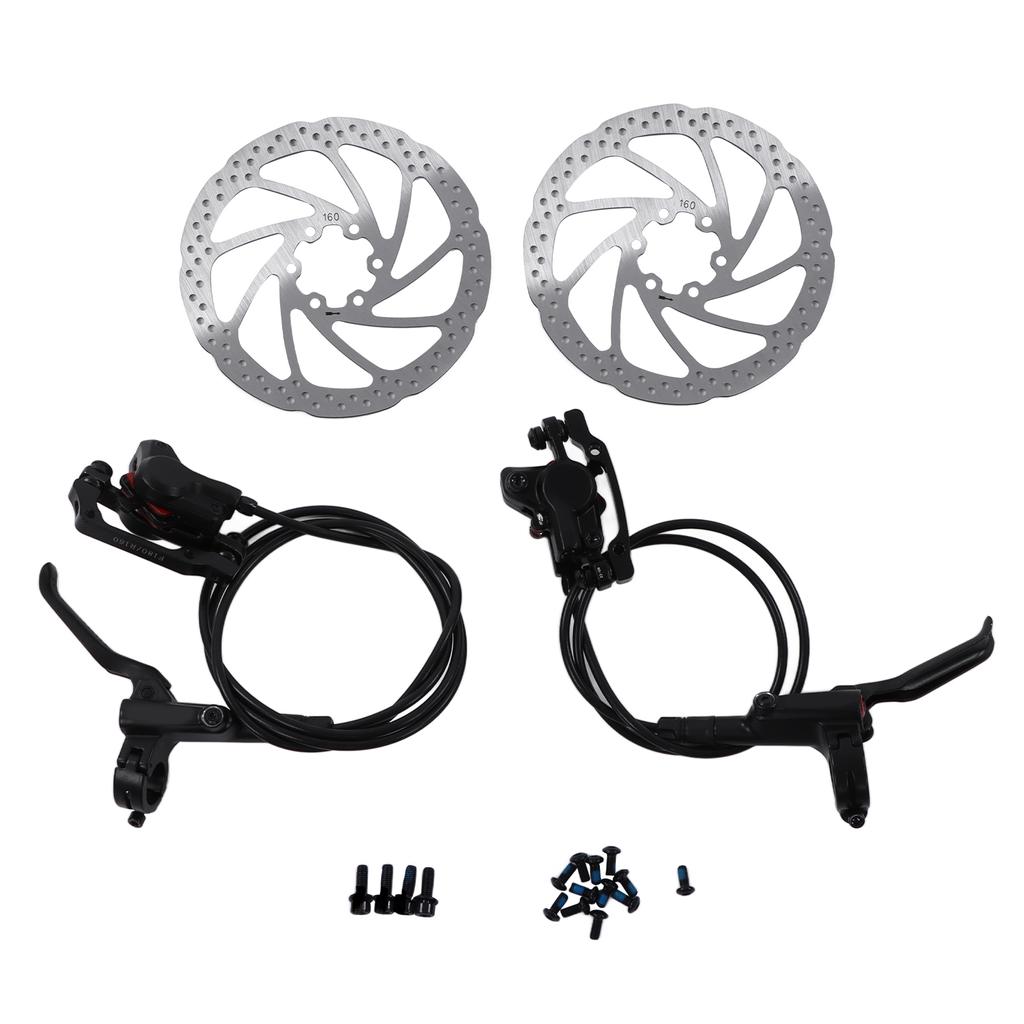 MEROCA Fahrrad Scheibenbremsensatz Fahrrad Hydraulische Scheibenbremse Mountainbike Vorne Hinten Radfahren Öl Scheibe