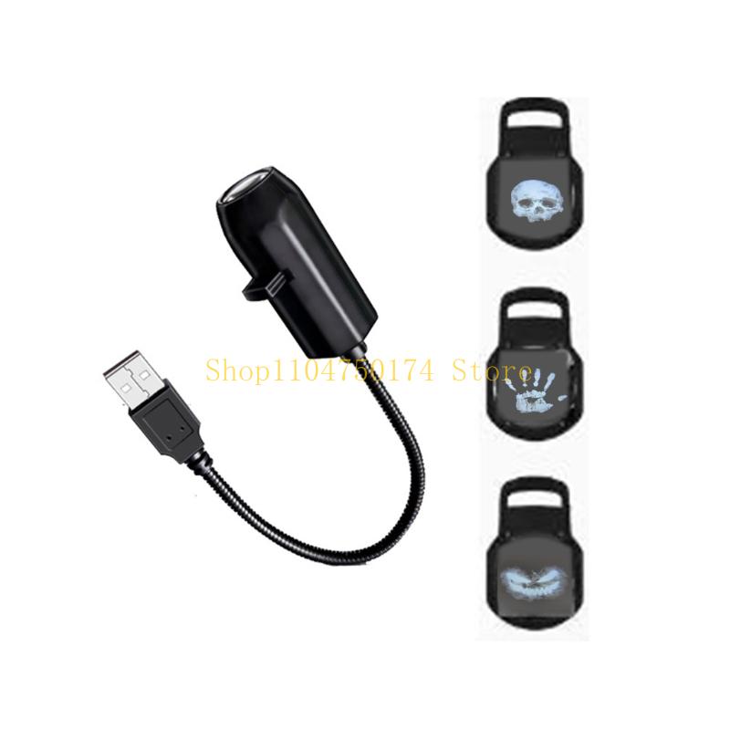 

USB Holiday Patterns ABS Texture Projector Light for Nightlight Party Decoration top sale