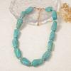 European American Light Luxury Simple Colorful Beaded Necklace High Grade Multi Layer Stackable Retro Literary Jewelry For Women