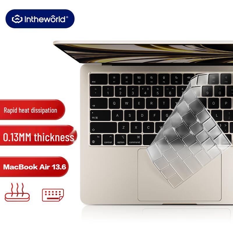 Jichuan Apple MacBook Ultra-Thin TPU Keyboard Cover