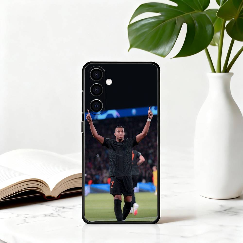 SPORT K-Kylian M-Mbappe KM Phone Case For Samsung Galaxy A73,A72,A71,A70,A53,A52,A51,Soft Silicone Black Cover