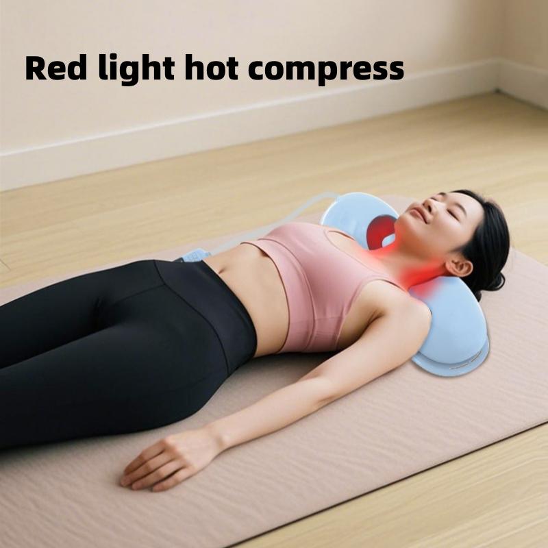 Trakční masážní polštář na krční páteř Krk a ramena Horký obklad EMS Chytrý masážní polštář na krční páteř