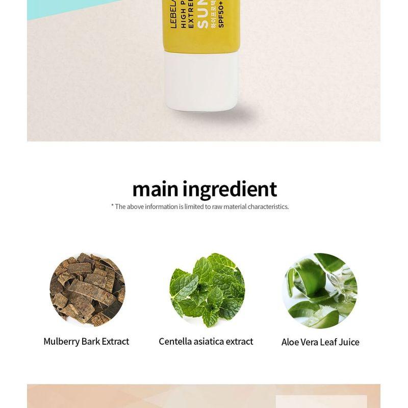 LEBELAGE - Sonnencreme mit hohem Schutz - 3 Arten