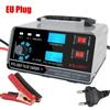 For Car Truck Boat Motorcycle Automatic Battery-chargers Digital LCD Display 400W Five-Stage Power Puls Repair Chargers 12V/24V