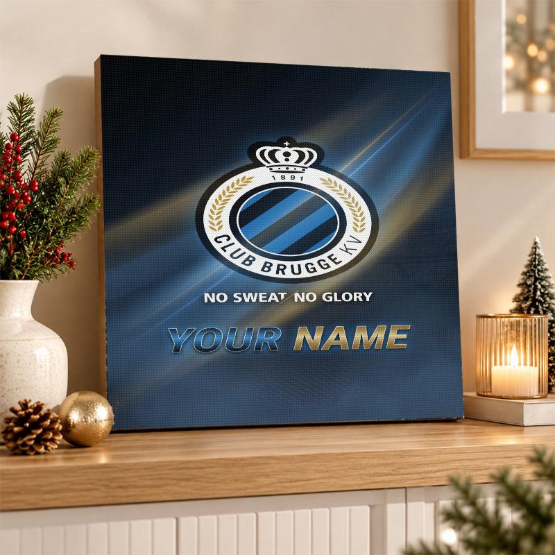 Club Brugge FC Custom Name Text 5D Diamond Painting Kit DIY Full Drill Diamond Art Decoration