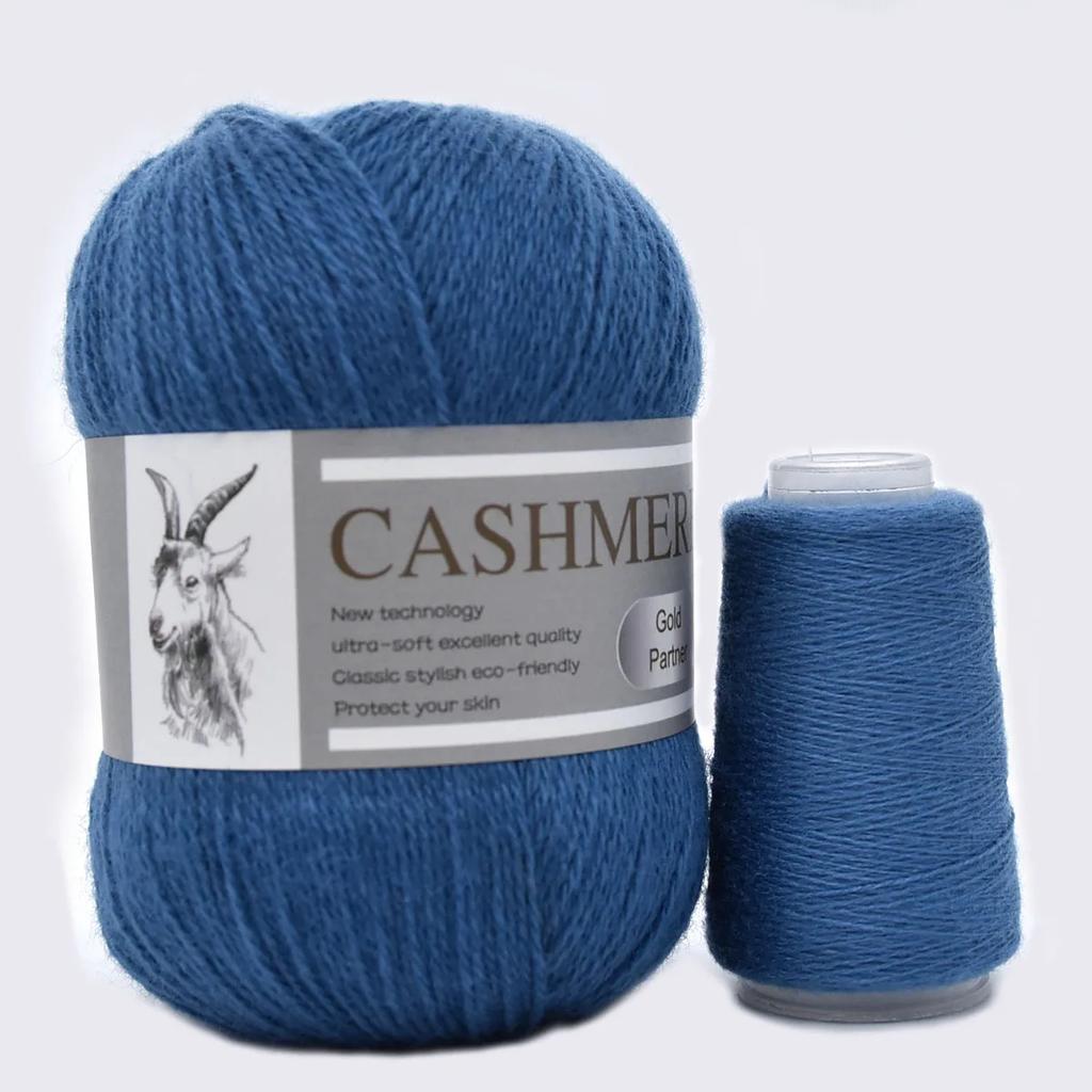 6 buc Cașmir Lână Pieptănată Moale și Durabilă Caldă Luxoasă Asortiment Vibrant Mănunchi de Fire Moale și Gros Tricotat și Croșetat DIY Total Eșarfe 300g/10.56oz