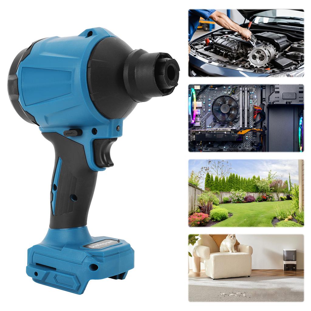 50000RPM Brushless Motor Air Blower with 7 Accessories Handheld Inflator Cleaner Lightweight for PC Keyboard Pool Outdoor Indoor