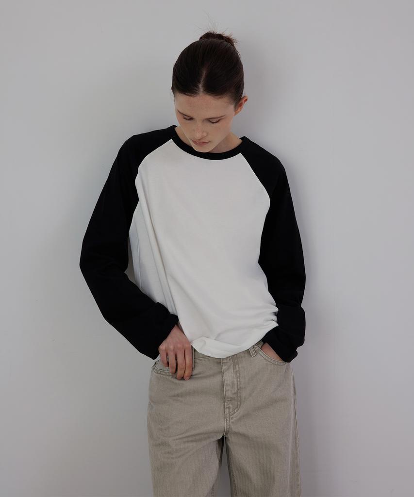 Q'SRB Contrast Raglan Sleeve T-Shirt
