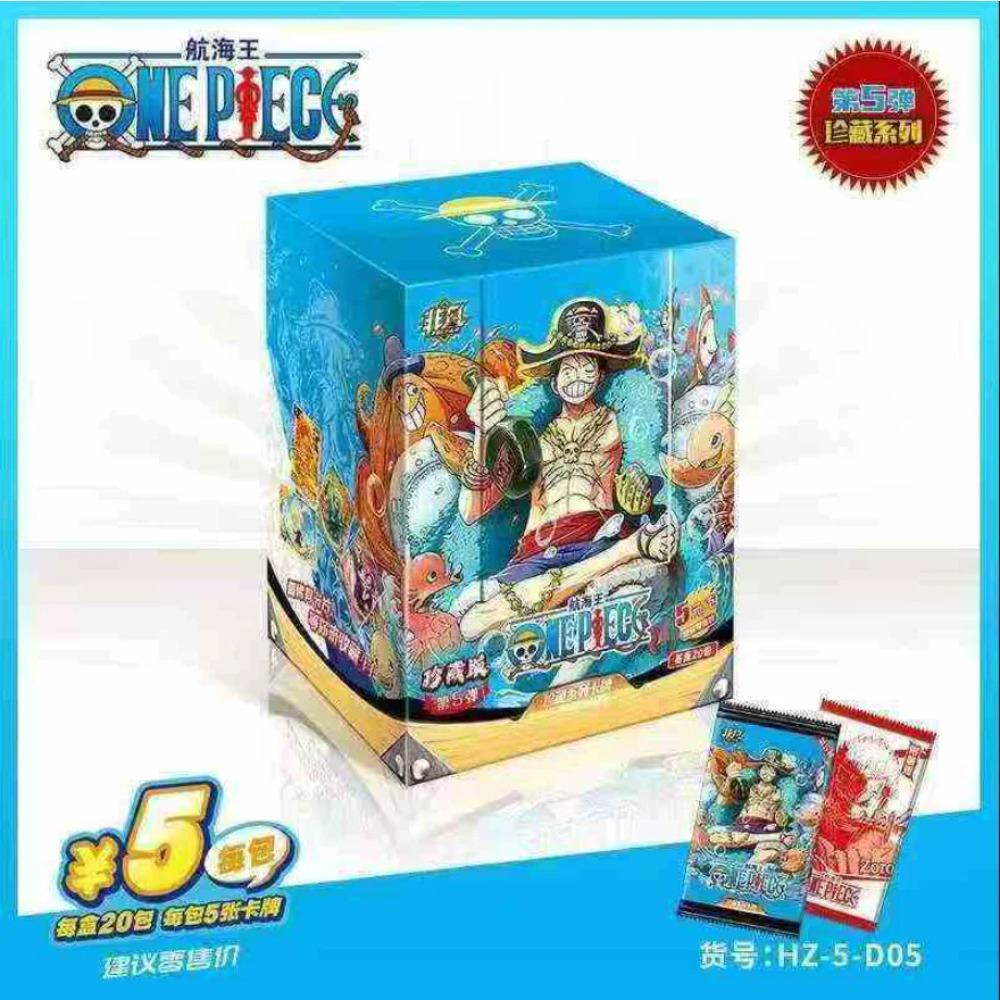 New One Piece Card Straw Hat Pirate Luffy Zoro Nami Classic Anime Character Collection Cards Toys Gifts
