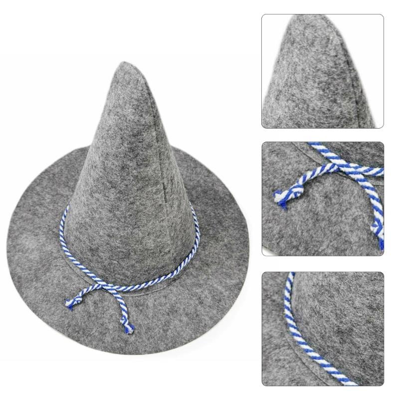 Halloween Witch Hat for Kids Adults Halloween Party Cosplay Costume Props Spooky Witch Hat for Halloween Party
