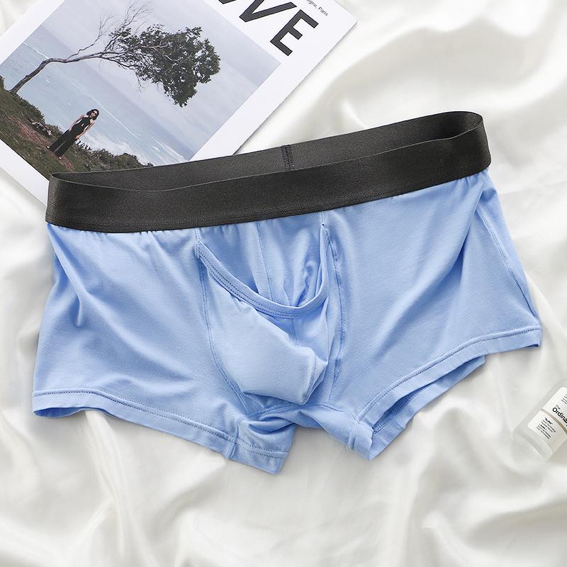 Male Spring and Summer Sex Appeal Elephant Trunk Front Opening Bullets Separation Breathable Boxer Briefs