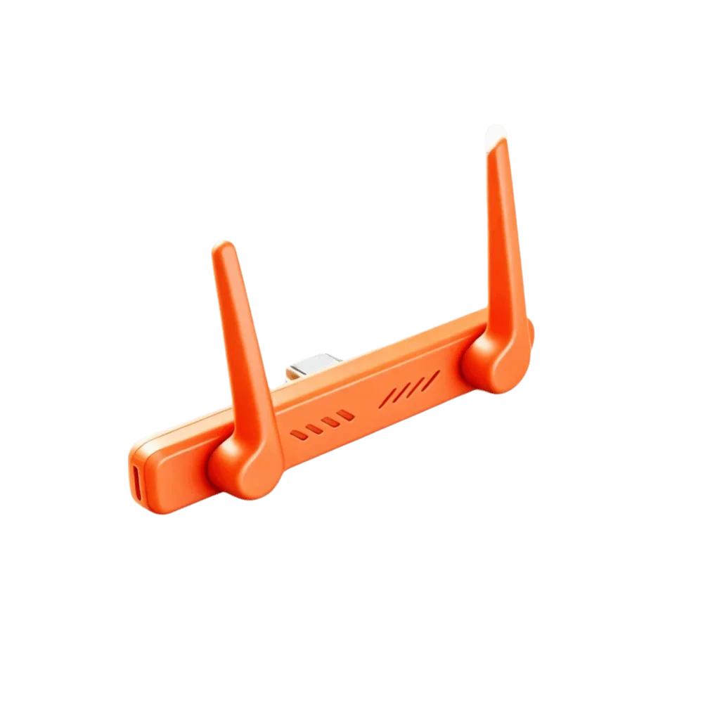 360° Rotating Super-Fast Charging Bracket with Detachable 100W Data Cable Converter Foldable Phone Stand for All Type-C Android