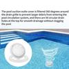 L5BD Pool Maintenance Set Drainage Cover Plastic Texture Perfect for Concrete Pools