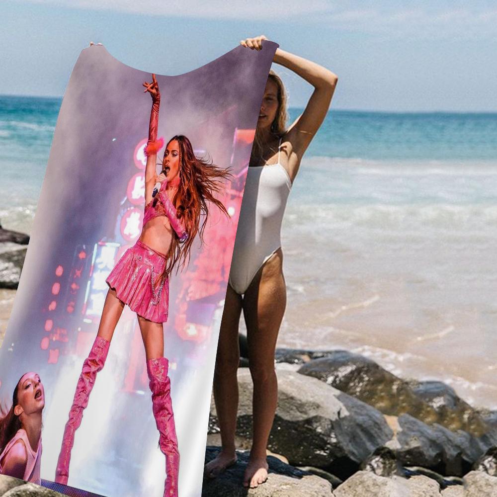 Singer Tini Stoessel Microfiber Beach Towel Absorbent Quick dry Soft Yoga Swimming Resort Mountain Climbing Towel