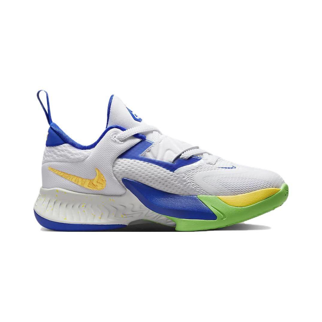 Детские кроссовки Nike Zoom Freak 4 PS Summer Vibes White Summit-White Citron-Pulse — фото 2