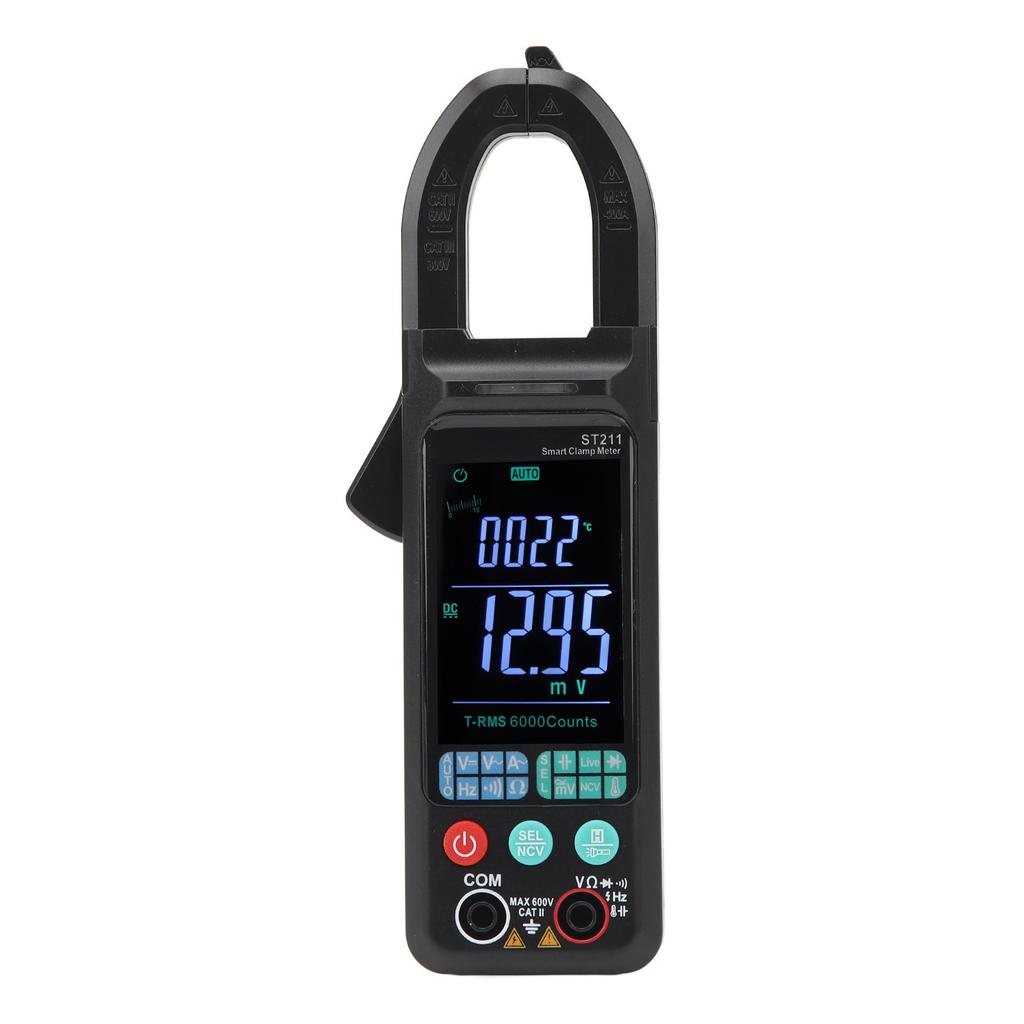 Color Large Screen Clamp Meter Automatic Intelligent Multimeter Multifunction AC DC Voltage Resistance Capacitance