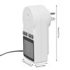 110V Digital Thermostat Outlet Plug,Temperature Controller Socket Heating Cooling Screen Lock Protection/Memory Function