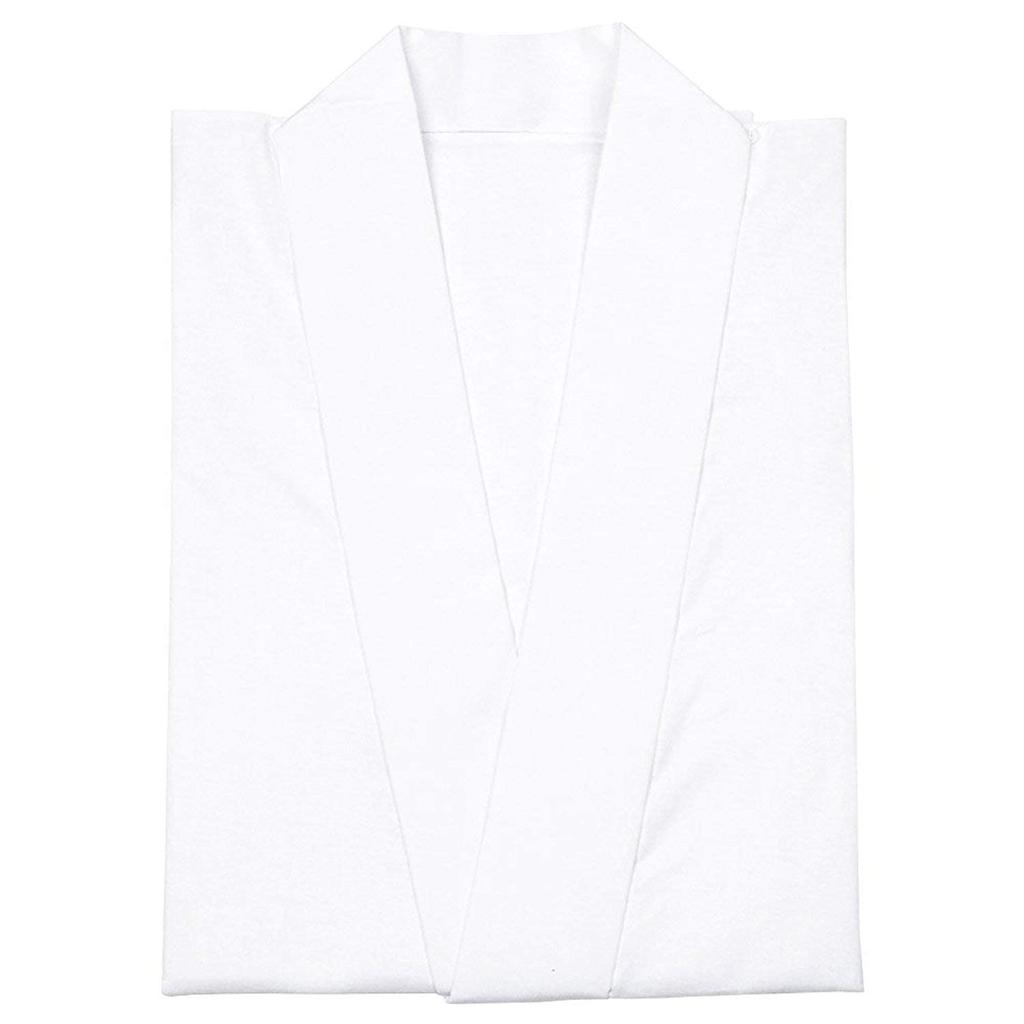 For [KYOETSU] Half-undershirt, Washable, Half-collared Men, Men's (L, White)
