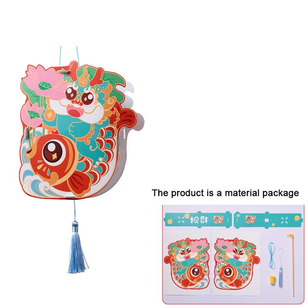 

Handmade Handheld Dragon Lantern Chinese Style Handheld Glowing Lanterns Photography Props Style E