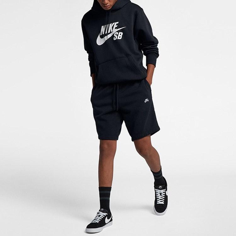Nike SB Skateboard ICON Skate Hooded Fleece Men Black Men's AJ9734-010